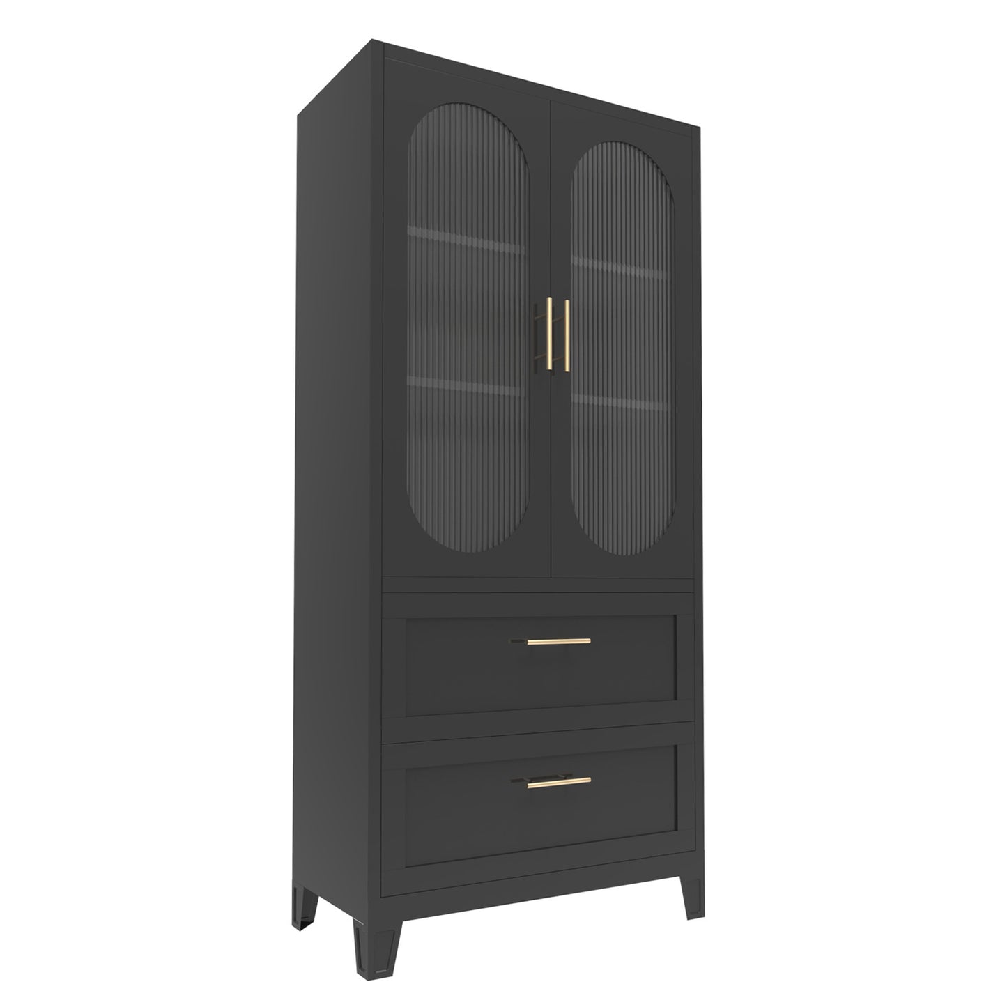 2 Doors 2 Drawers Cabinet