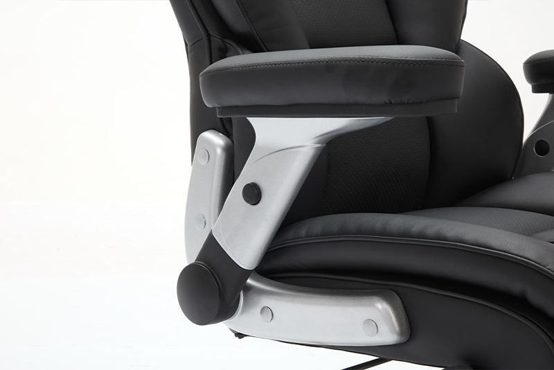Big And Tall Office Chair 500lbs With Adjustable Lumbar Support, Executive Office Chair With Flip-up Armrest And Wider Seat, Ergonomic Leather Chair Breathable Cannot Be Sold On Temu